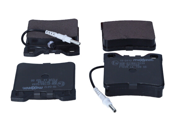Kit pastiglie freno, Freno a disco - 19-0412 MAXGEAR