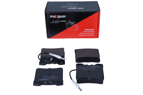 Комплект тормозных колодок, дисковый тормоз - 19-0412 MAXGEAR