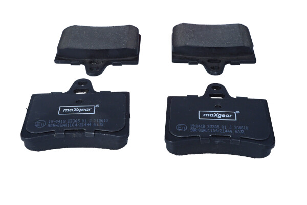 Комплект тормозных колодок, дисковый тормоз - 19-0418 MAXGEAR