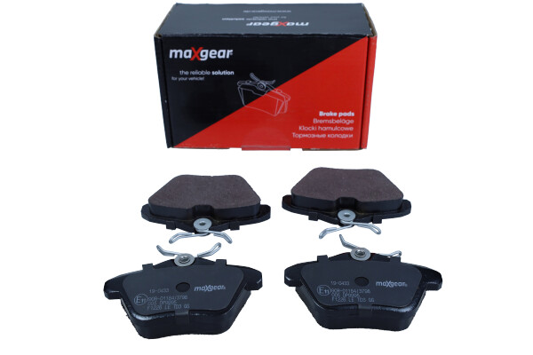 Комплект тормозных колодок, дисковый тормоз - 19-0433 MAXGEAR