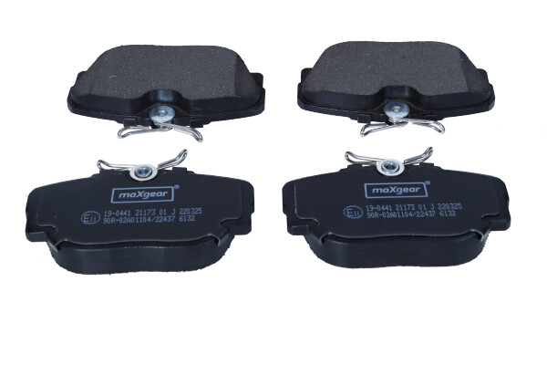 Комплект тормозных колодок, дисковый тормоз - 19-0441 MAXGEAR