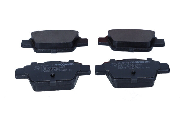 Комплект тормозных колодок, дисковый тормоз - 19-0442 MAXGEAR