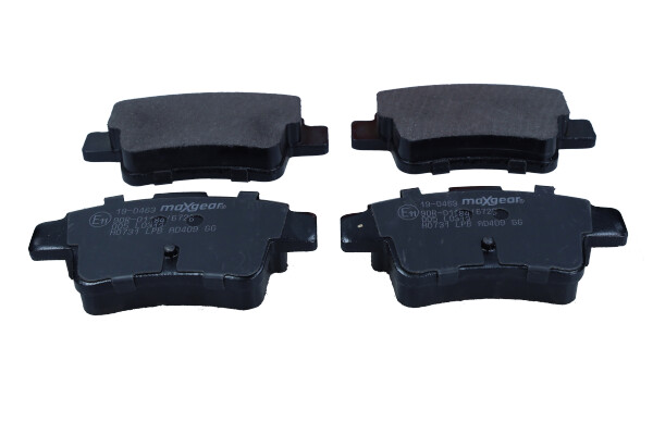 Комплект тормозных колодок, дисковый тормоз - 19-0463 MAXGEAR