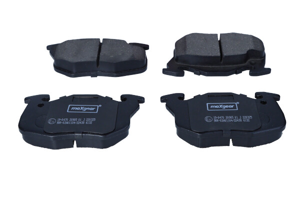 Комплект тормозных колодок, дисковый тормоз - 19-0470 MAXGEAR