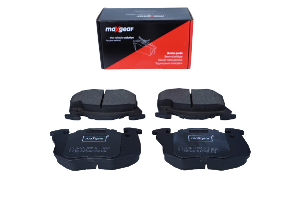 Комплект тормозных колодок, дисковый тормоз - 19-0471 MAXGEAR