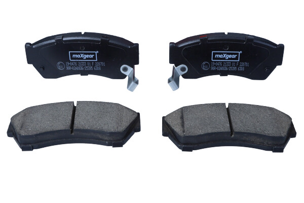 Brake Pad Set, disc brake - 19-0476 MAXGEAR