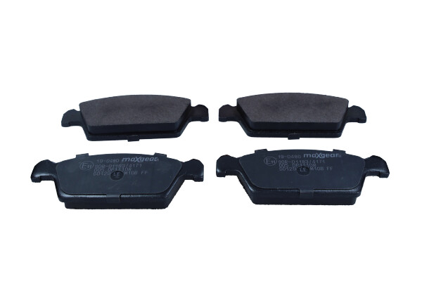 Kit pastiglie freno, Freno a disco - 19-0480 MAXGEAR