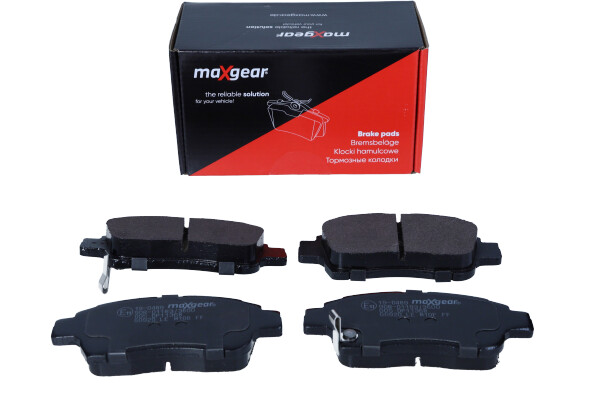 Комплект тормозных колодок, дисковый тормоз - 19-0489 MAXGEAR
