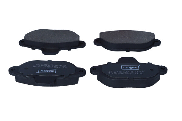 Brake Pad Set, disc brake - 19-0493 MAXGEAR