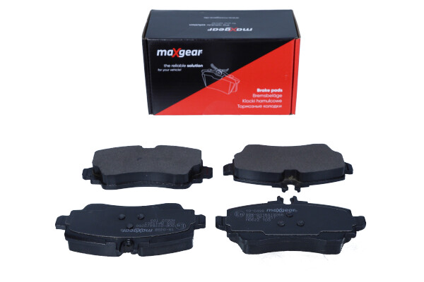 Комплект тормозных колодок, дисковый тормоз - 19-0498 MAXGEAR