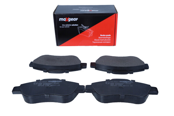 Комплект тормозных колодок, дисковый тормоз - 19-0521 MAXGEAR