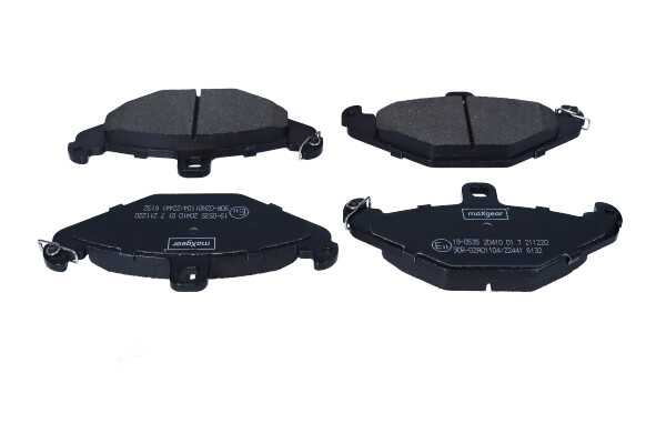 Комплект тормозных колодок, дисковый тормоз - 19-0535 MAXGEAR