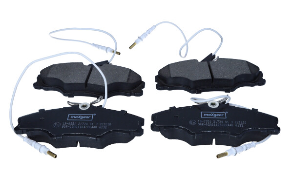 Brake Pad Set, disc brake - 19-0551 MAXGEAR