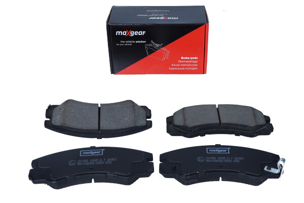 Комплект тормозных колодок, дисковый тормоз - 19-0581 MAXGEAR