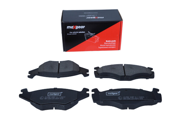 Комплект тормозных колодок, дисковый тормоз - 19-0582 MAXGEAR