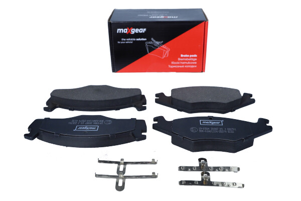 Комплект тормозных колодок, дисковый тормоз - 19-0584 MAXGEAR