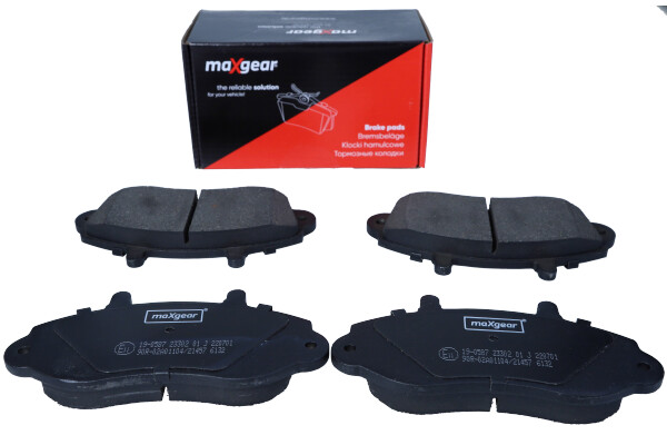 Комплект тормозных колодок, дисковый тормоз - 19-0587 MAXGEAR