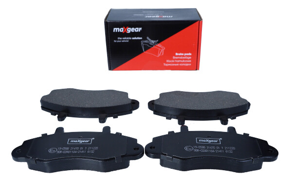 Комплект тормозных колодок, дисковый тормоз - 19-0588 MAXGEAR
