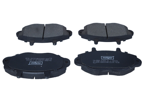 Brake Pad Set, disc brake - 19-0589 MAXGEAR