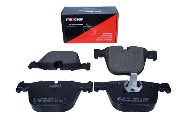 Комплект тормозных колодок, дисковый тормоз - 19-0590 MAXGEAR