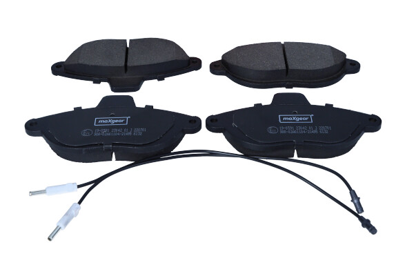 Brake Pad Set, disc brake - 19-0591 MAXGEAR