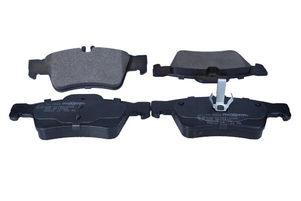 Комплект тормозных колодок, дисковый тормоз - 19-0593 MAXGEAR