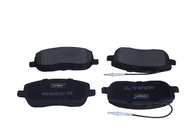 Комплект тормозных колодок, дисковый тормоз - 19-0616 MAXGEAR
