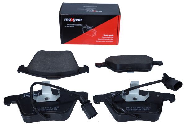 Brake Pad Set, disc brake - 19-0633 MAXGEAR