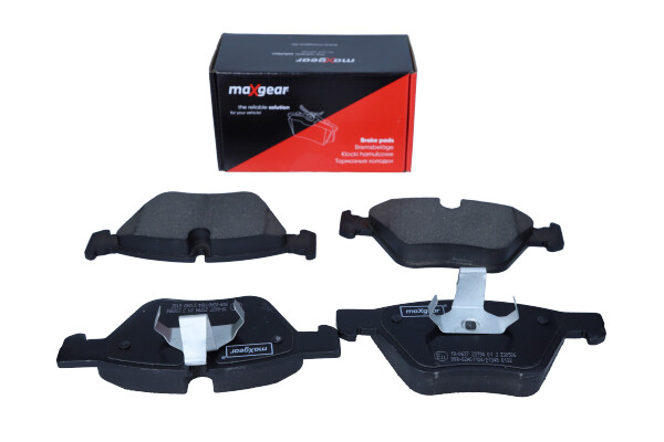 Комплект тормозных колодок, дисковый тормоз - 19-0637 MAXGEAR