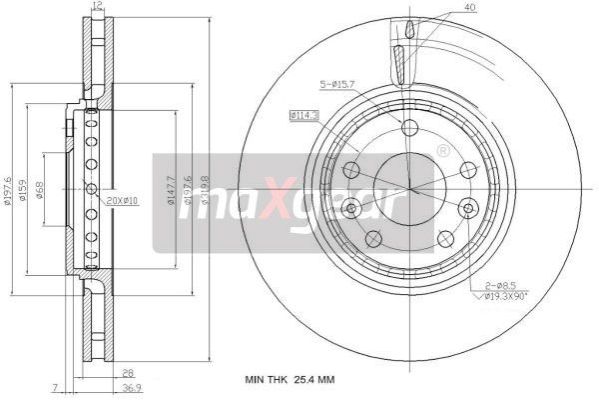 Discofreno - 19-2363 MAXGEAR
