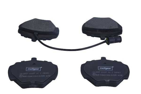 Brake Pad Set, disc brake - 19-2937 MAXGEAR