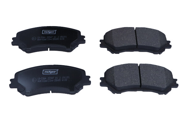 Комплект тормозных колодок, дисковый тормоз - 19-3364 MAXGEAR