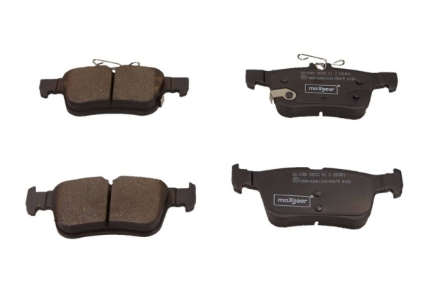 Комплект тормозных колодок, дисковый тормоз - 19-3382 MAXGEAR