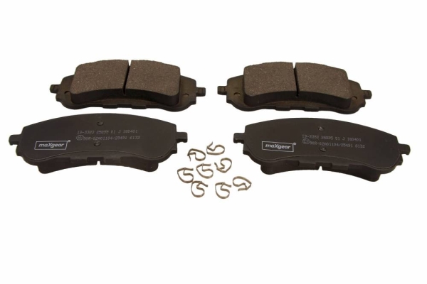 Brake Pad Set, disc brake - 19-3383 MAXGEAR