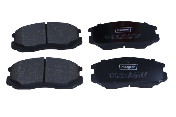 Комплект тормозных колодок, дисковый тормоз - 19-3600 MAXGEAR
