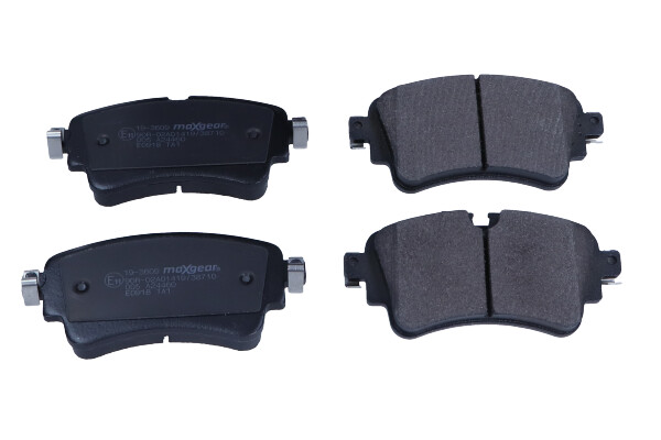 Комплект тормозных колодок, дисковый тормоз - 19-3609 MAXGEAR