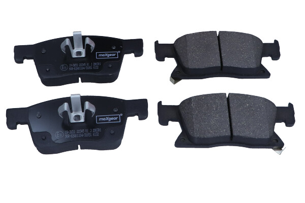Brake Pad Set, disc brake - 19-3651 MAXGEAR