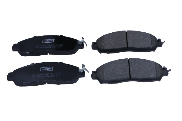 Комплект тормозных колодок, дисковый тормоз - 19-3652 MAXGEAR