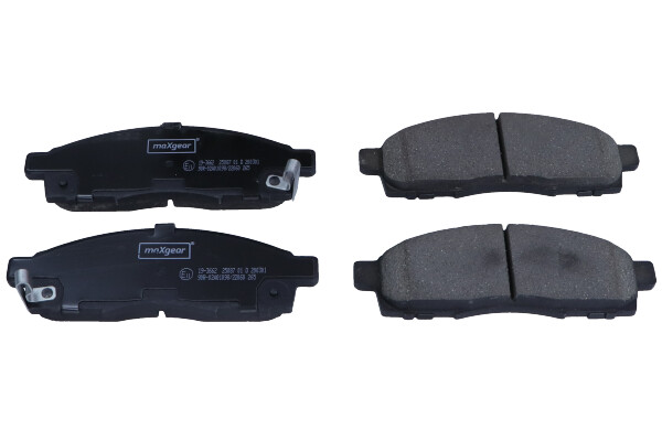 Brake Pad Set, disc brake - 19-3662 MAXGEAR