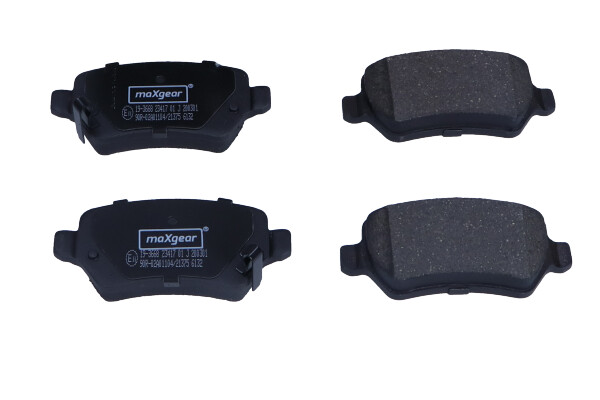 Kit pastiglie freno, Freno a disco - 19-3668 MAXGEAR