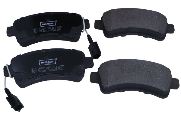 Kit pastiglie freno, Freno a disco - 19-3675 MAXGEAR