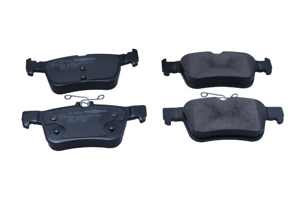 Комплект тормозных колодок, дисковый тормоз - 19-3866 MAXGEAR