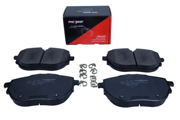 Комплект тормозных колодок, дисковый тормоз - 19-3880 MAXGEAR