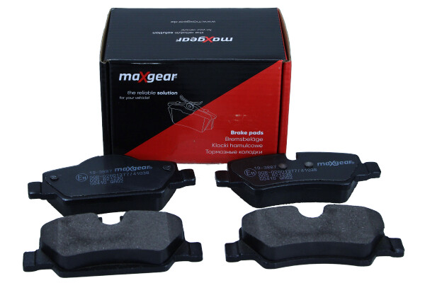 Комплект тормозных колодок, дисковый тормоз - 19-3887 MAXGEAR