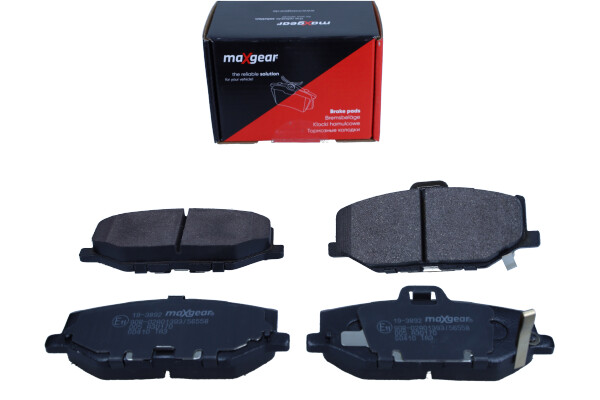 Комплект тормозных колодок, дисковый тормоз - 19-3892 MAXGEAR