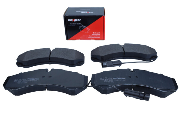 Комплект тормозных колодок, дисковый тормоз - 19-3896 MAXGEAR