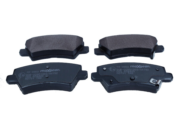 Kit pastiglie freno, Freno a disco - 19-3903 MAXGEAR