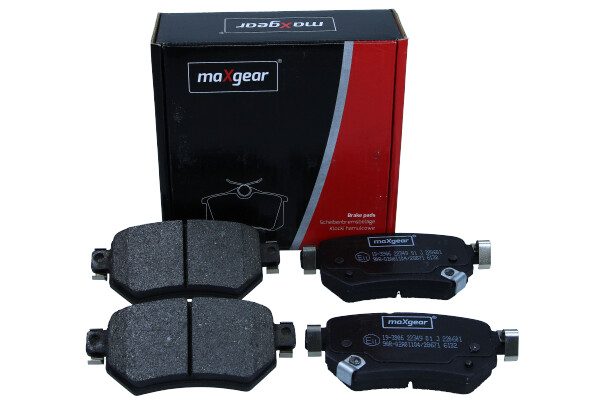 Комплект тормозных колодок, дисковый тормоз - 19-3906 MAXGEAR