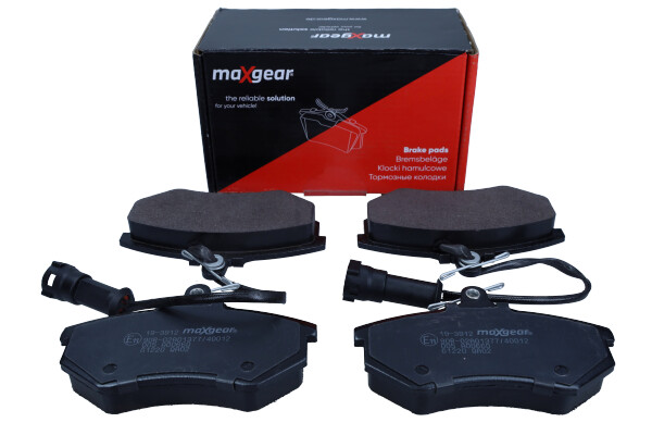 Комплект тормозных колодок, дисковый тормоз - 19-3912 MAXGEAR