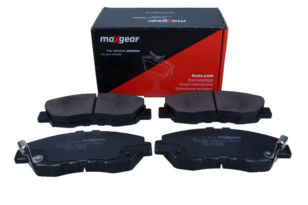Комплект тормозных колодок, дисковый тормоз - 19-3918 MAXGEAR